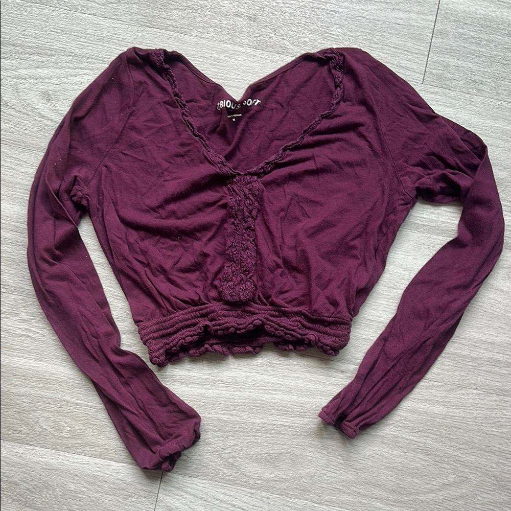 Decorative Purple Shirt
